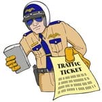 Virginia Uniform Summons Traffic Ticket Issued by Yorktown Police